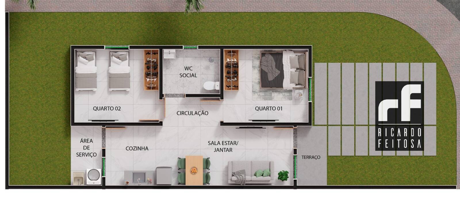 Casa, 2 quartos - Foto 4